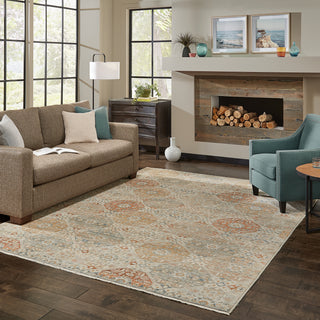 Oriental Weavers Anatolia 090E3 Sand Rust Area Rug Lifestyle Image