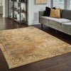 Oriental Weavers Andorra 6845D Gold/ Brown Area Rug Room Scene Feature