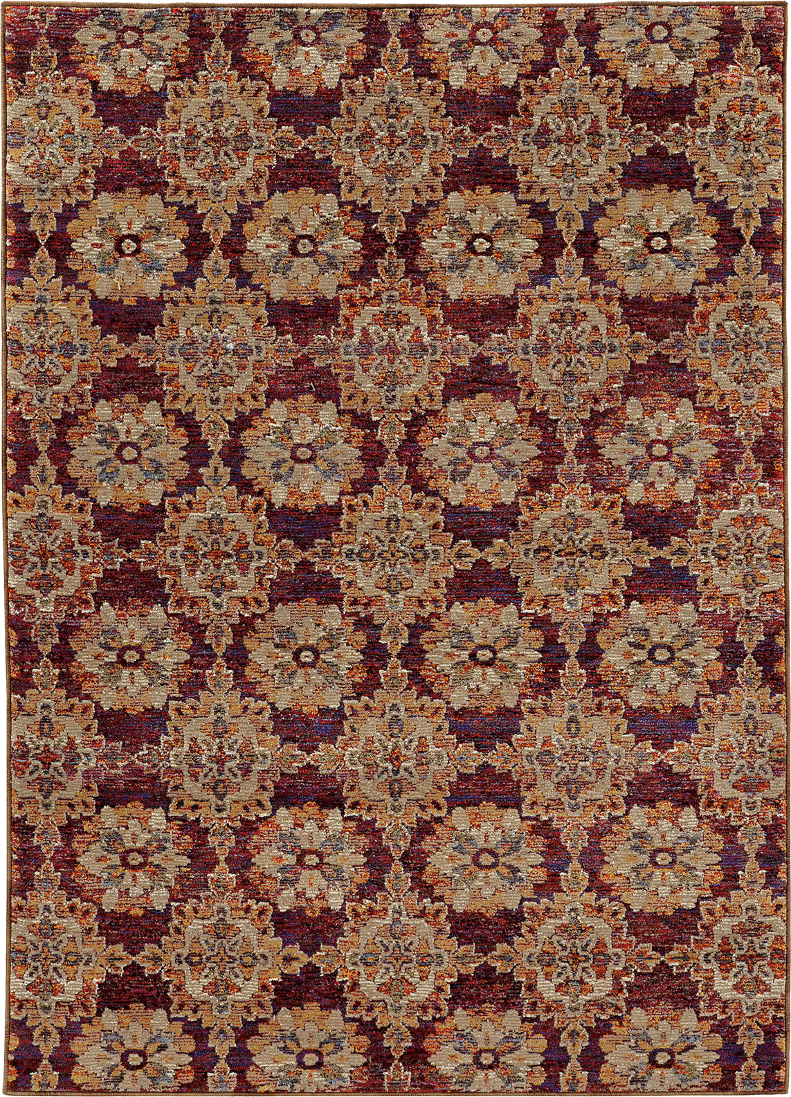 Oriental Weavers Andorra 6883A Red/ Gold Area Rug main image Featured