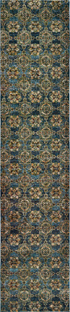 Oriental Weavers Andorra 6883C Blue/ Gold Area Rug Runner 2'6''X 12'