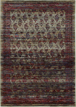 Oriental Weavers Andorra 7122D Multi/ Red Area Rug Main Image Featured
