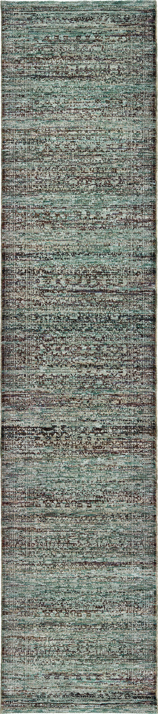 Oriental Weavers Andorra 7127A Blue/ Purple Area Rug Runner 2'6''x 12'