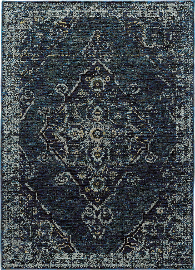 Oriental Weavers Andorra 7135F Blue/ Blue Area Rug main image