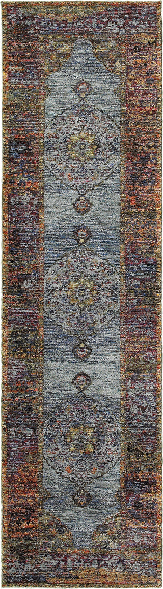 Oriental Weavers Andorra 7139A Blue/ Multi Area Rug Runner