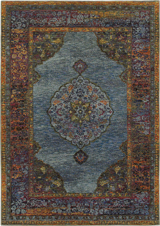 Oriental Weavers Andorra 7139A Blue/ Multi Area Rug main image