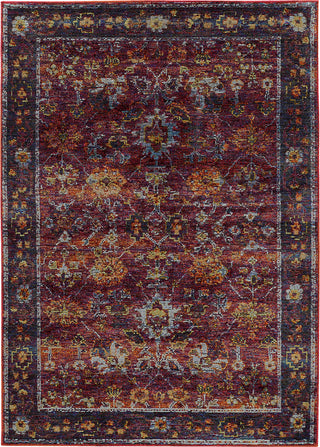 Oriental Weavers Andorra 7153A Red/ Purple Area Rug main image Featured