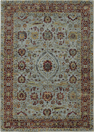 Oriental Weavers Andorra 7155A Blue/ Red Area Rug main image