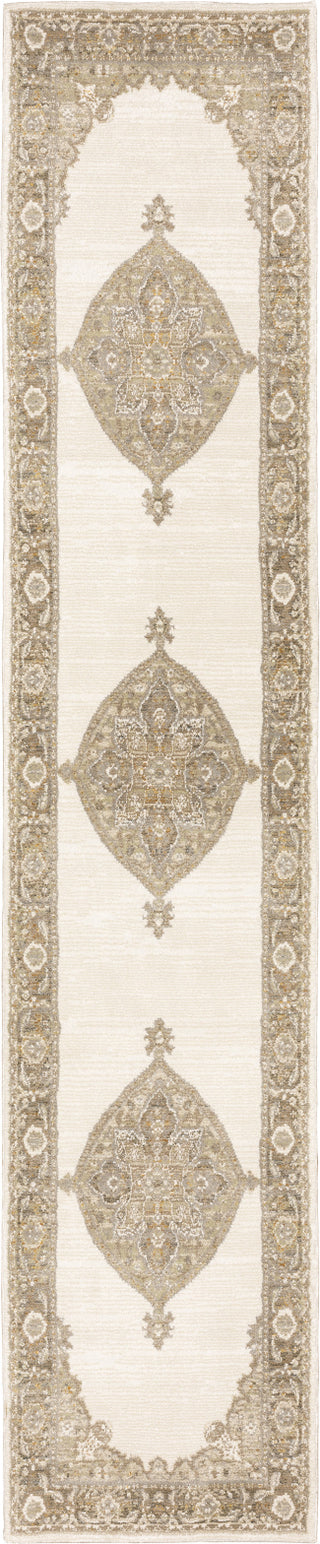 Oriental Weavers Andorra 7939D Beige/Ivory Area Rug Runner  2'6''x 12'