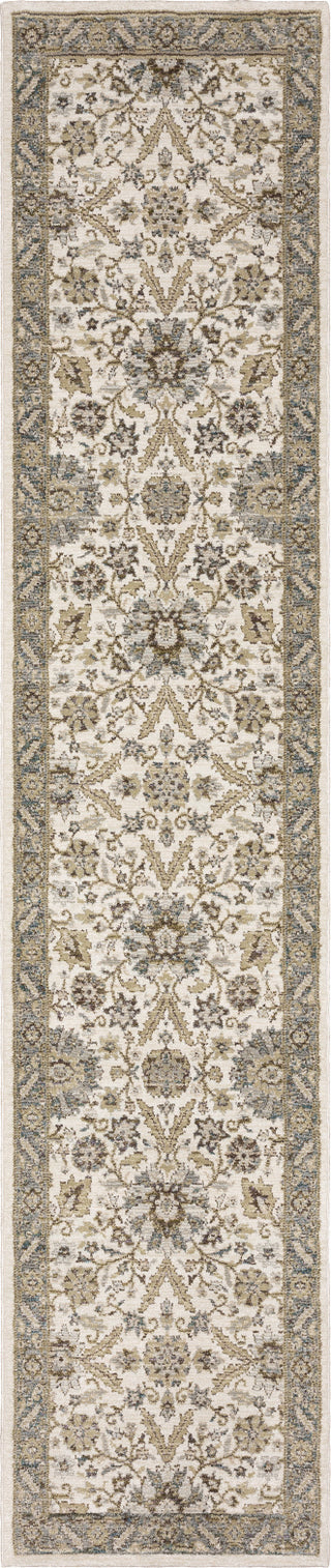 Oriental Weavers Andorra 8918I Stone/Ivory Area Rug Runner 2'6''X 12'