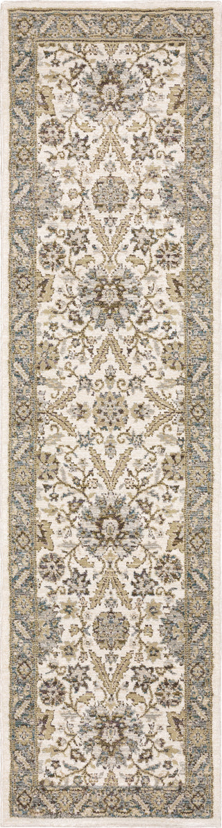 Oriental Weavers Andorra 8918I Stone/Ivory Area Rug Runner 2'3''X 8'