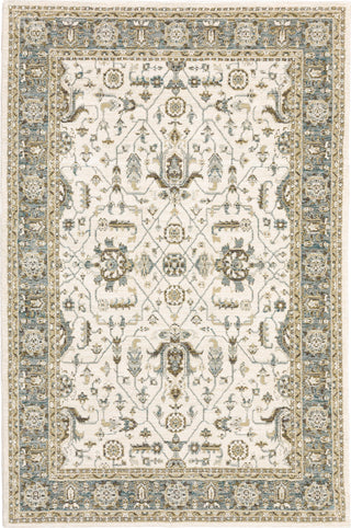 Oriental Weavers Andorra 9537P Ivory/Blue Area Rug main image