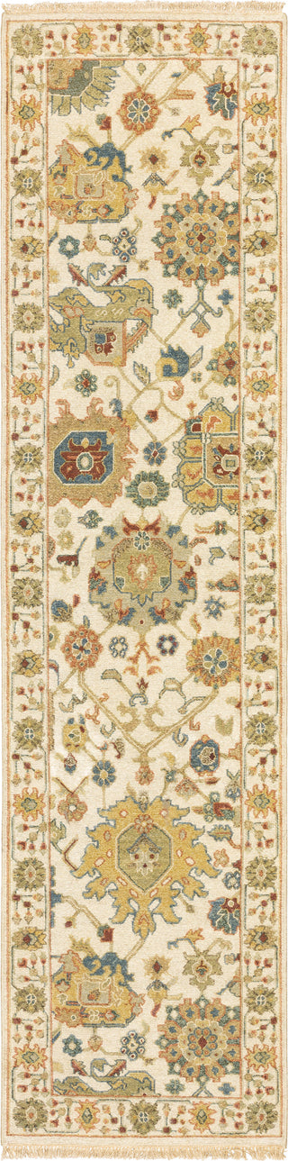 Tommy Bahama Angora 12301 Ivory Gold Area Rug Runner Image