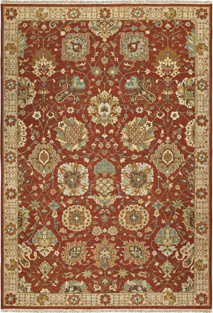 Tommy Bahama Angora 12303 Rust Ivory Area Rug main image