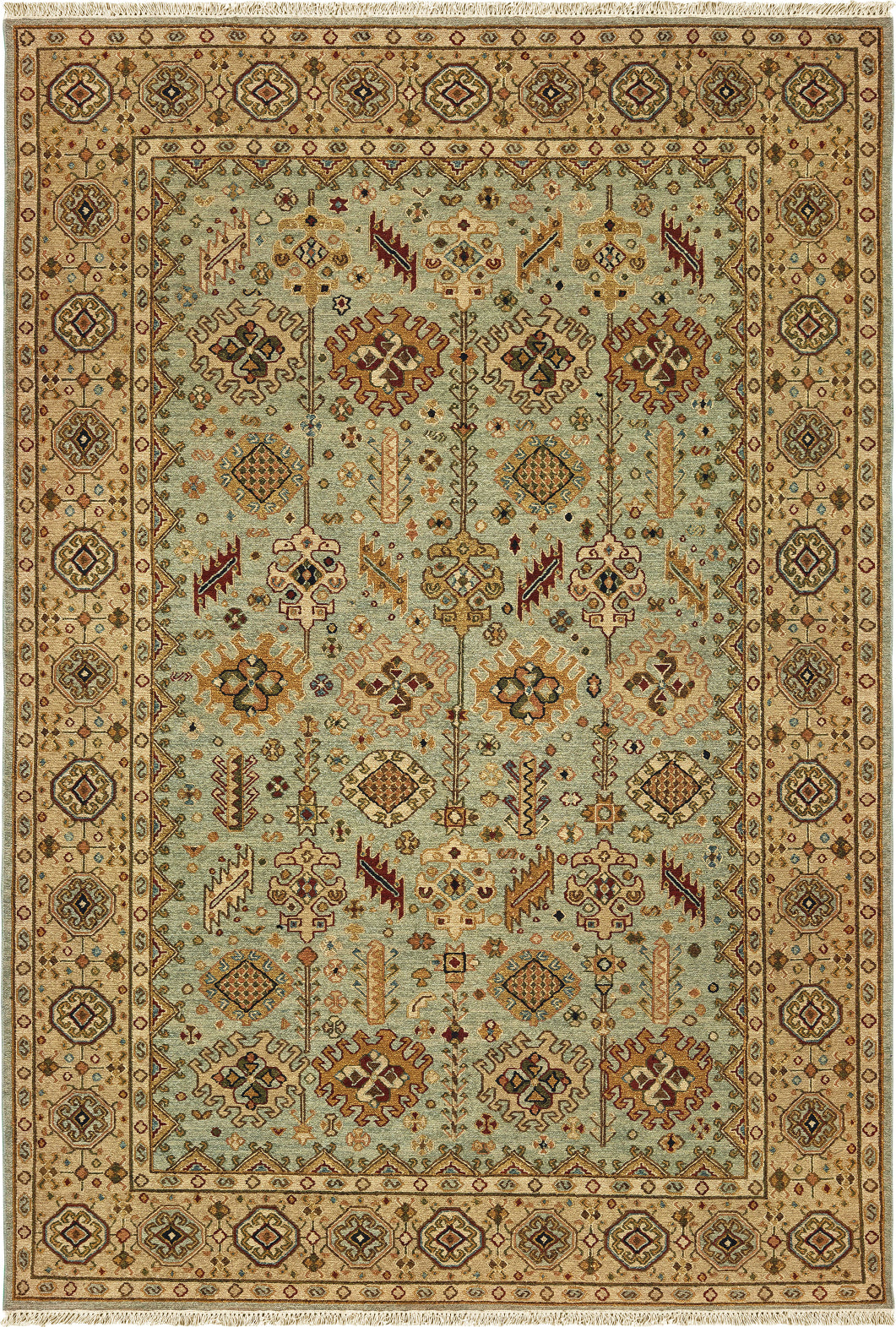 Angora Ivory Rug Tommy Bahama Angora 12303 Rust Ivory Area Rug – Incredible Rugs and Decor