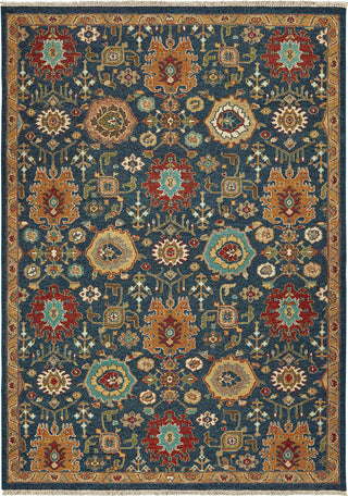 Tommy Bahama Angora 12307 Blue Rust Area Rug main image