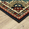 Oriental Weavers Ankara 1803B Blue/Red Area Rug Corner Image