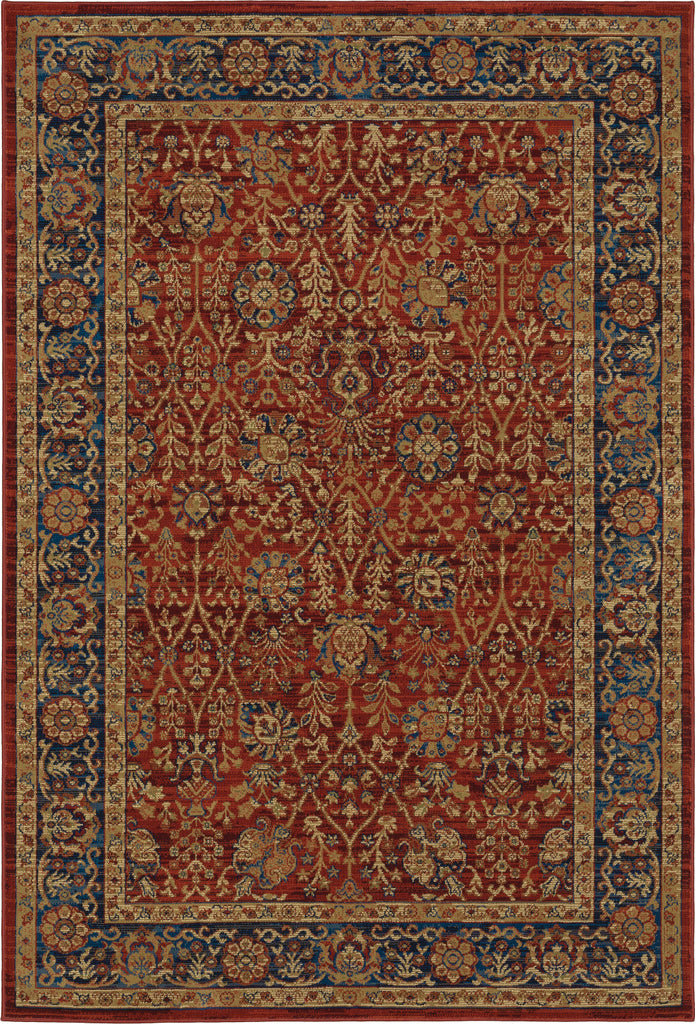 Oriental Weavers Ankara 501R5 Red/Blue Area Rug main image featured
