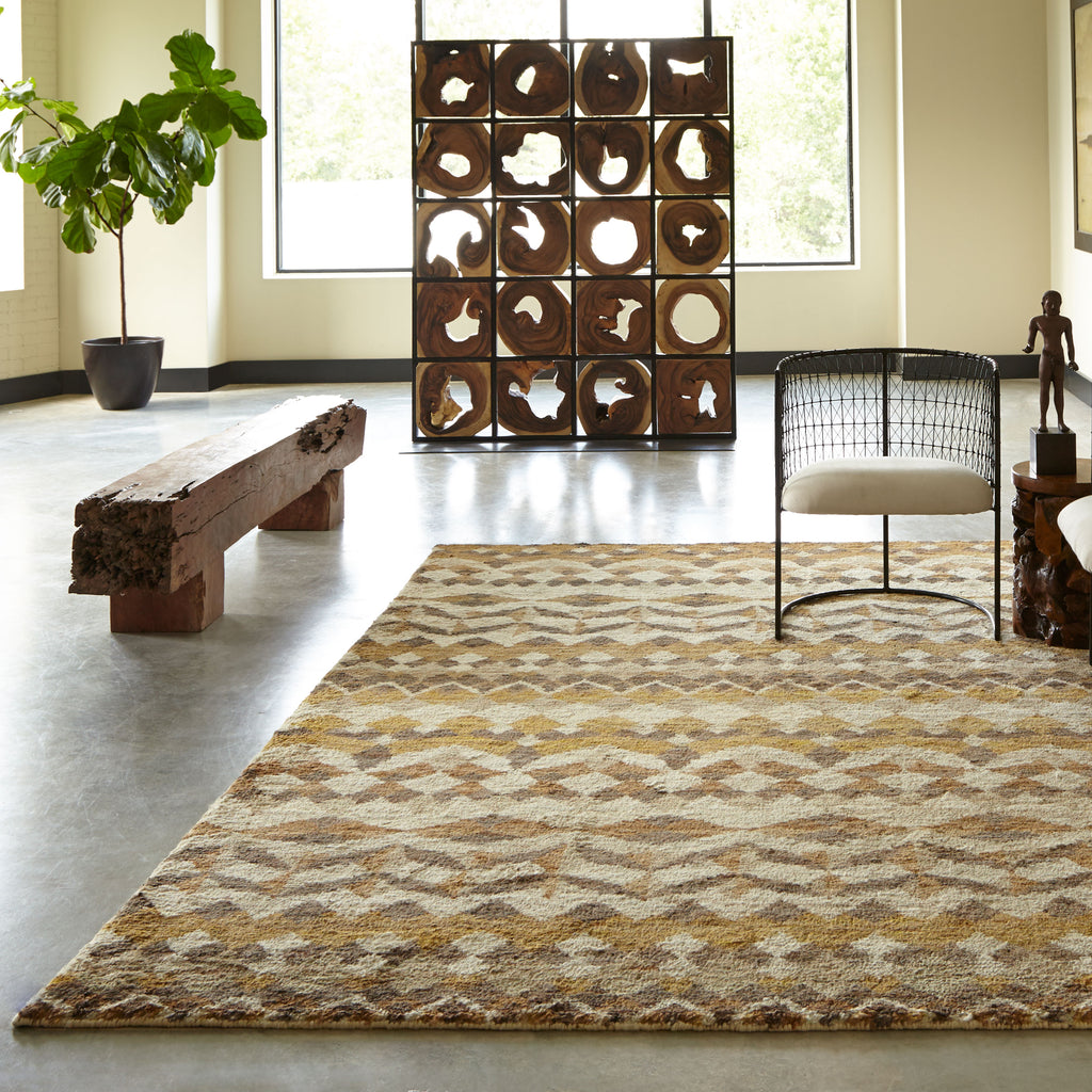 Tommy Bahama Ansley 50906 Beige Area Rug Roomshot Feature