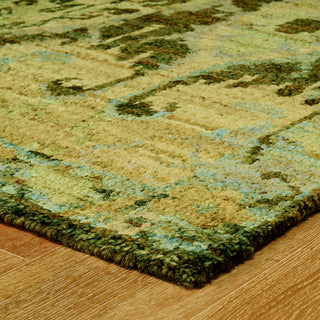 Tommy Bahama Ansley 50912 Blue Area Rug Corner Shot