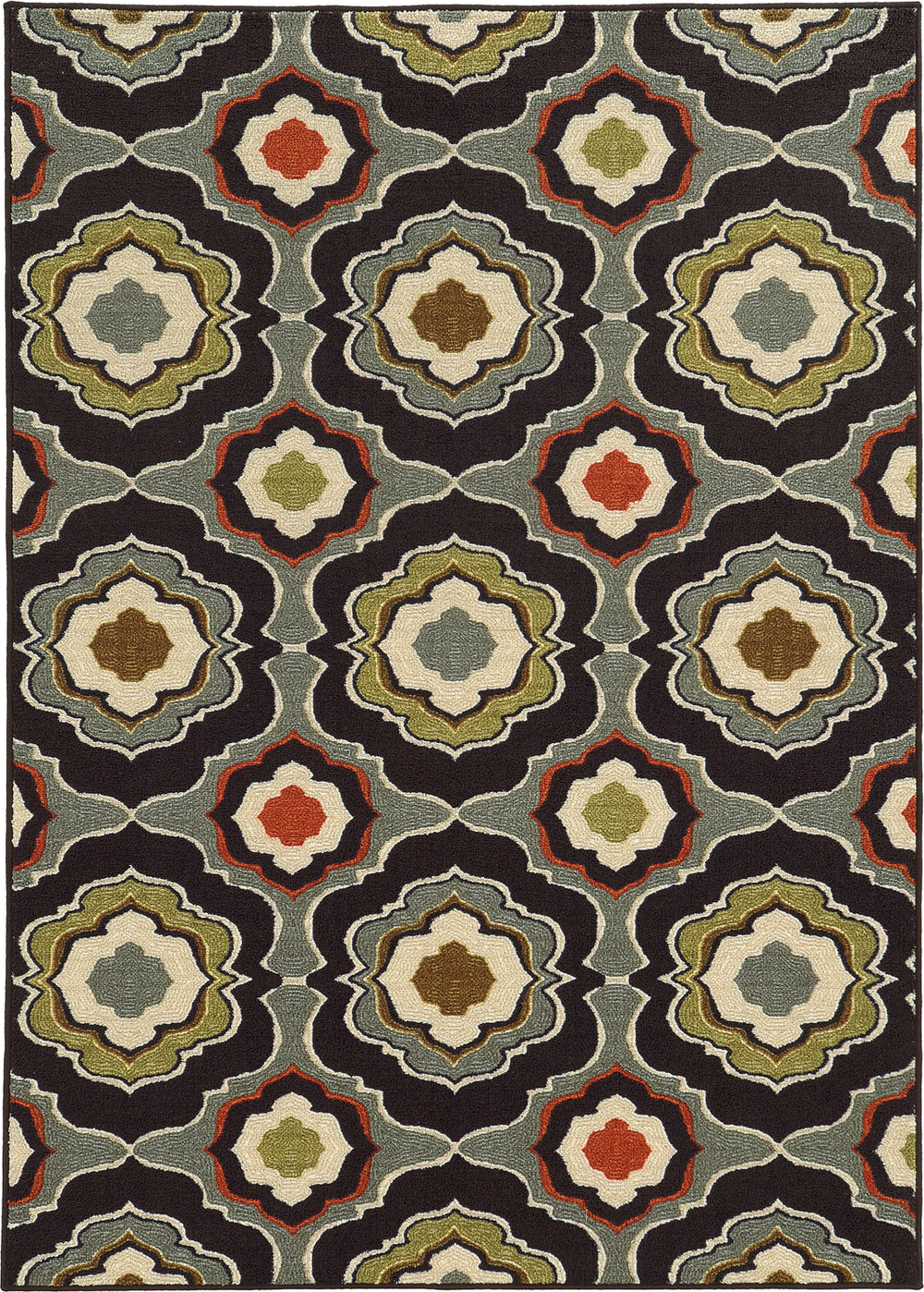 Oriental Weavers Arabella 15834 Black/Grey Area Rug