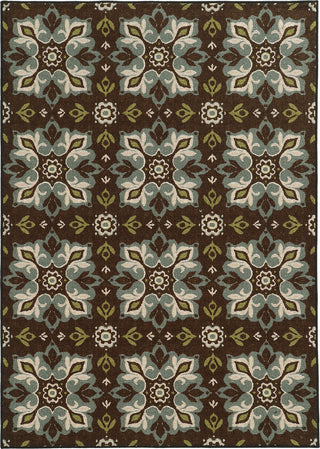 Oriental Weavers Arabella 15837 Brown/Blue Area Rug main image