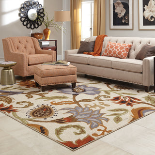 Oriental Weavers Arabella 15927 Ivory/Multi Area Rug Roomshot