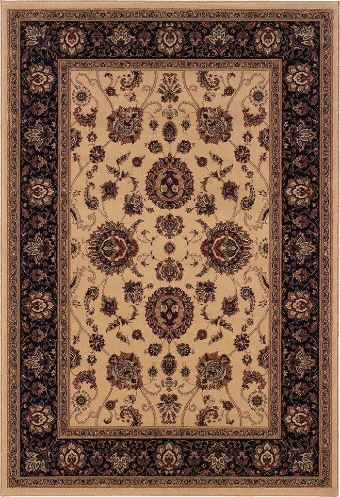 Oriental Weavers Ariana 130/7 Ivory/Black Area Rug main image Featured