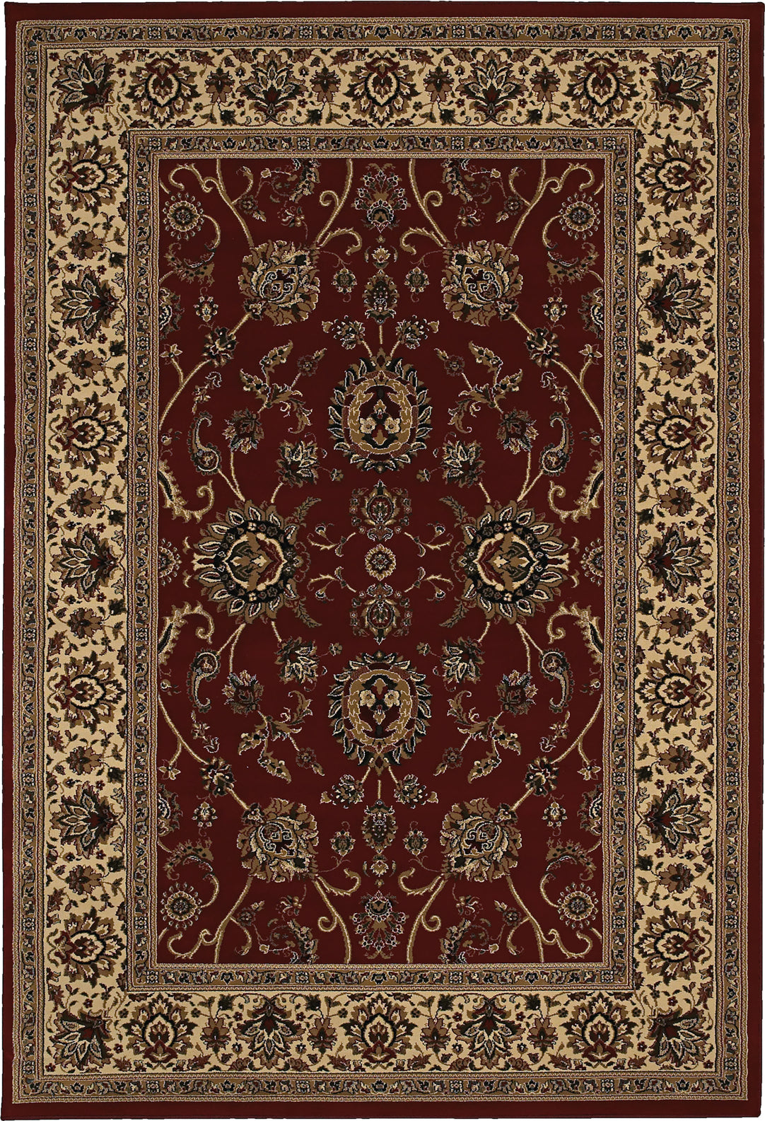 Oriental Weavers Ariana 130/8 Red/Ivory Area Rug main image featured