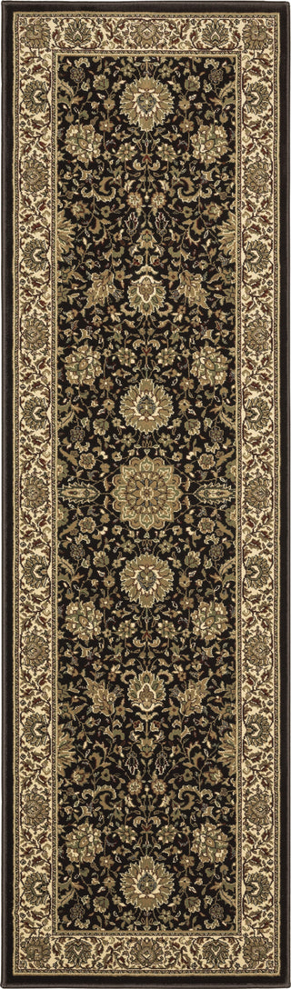 Oriental Weavers Ariana 172D2 Brown/Ivory Area Rug Runner Image