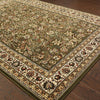 Oriental Weavers Ariana 213G8 Green/Ivory Area Rug  On Wood 