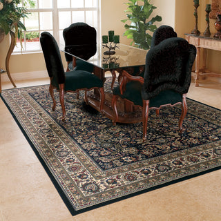 Oriental Weavers Ariana 213K8 Black/Ivory Area Rug Room Scene 1