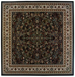 Oriental Weavers Ariana 213K8 Black/Ivory Area Rug 8' Square