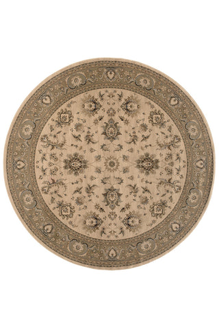 Oriental Weavers Ariana 2153C Ivory/Green Area Rug 8' Round