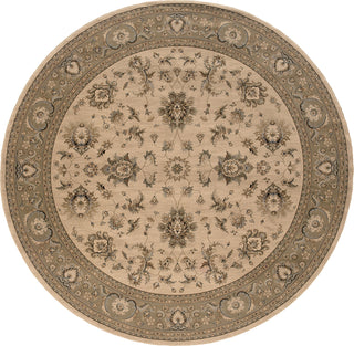 Oriental Weavers Ariana 2153C Ivory/Green Area Rug 8' Round