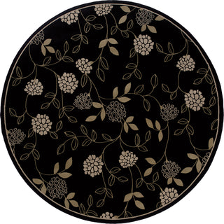 Oriental Weavers Ariana 2285G Black/Green Area Rug 8' Round