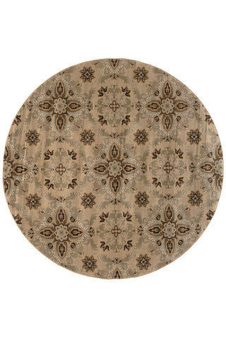 Oriental Weavers Ariana 2313A Gold/Green Area Rug 8' Round