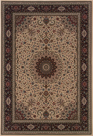 Oriental Weavers Ariana 095I8 Ivory/Black Area Rug main image featured