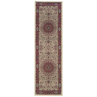 Oriental Weavers Ariana 095J3 Ivory/Red Area Rug 2' 3 X  7' 9