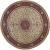Oriental Weavers Ariana 095J3 Ivory/Red Area Rug 6' Round