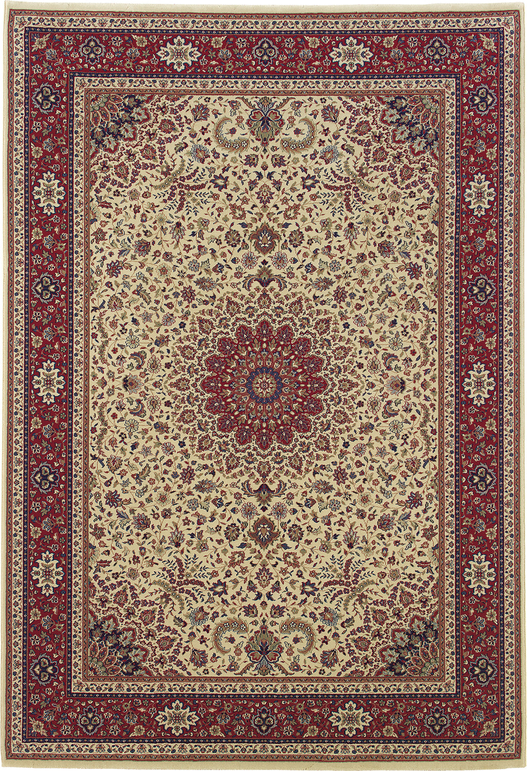 Oriental Weavers Ariana 095J3 Ivory/Red Area Rug main image Featured