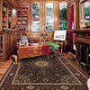Oriental Weavers Ariana 095N2 Brown/Red Area Rug Lifestyle Image Featured