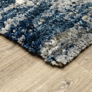Oriental Weavers Aspen 2061L Grey/Blue Area Rug Corner Image