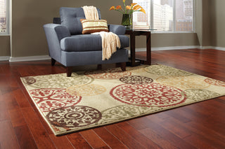 Oriental Weavers Aston 2160Y Beige/Multi Area Rug RoomScene Feature