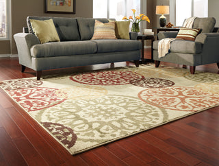 Oriental Weavers Aston 2160Y Beige/Multi Area Rug RoomScene