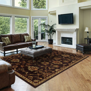 Oriental Weavers Aston 505N9 Brown/Beige Area Rug Roomshot Feature