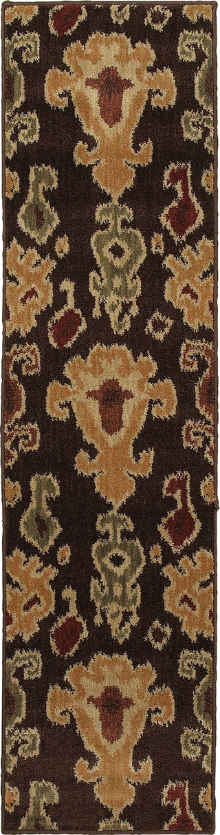 Oriental Weavers Aston 5502D Brown/Gold Area Rug Runner