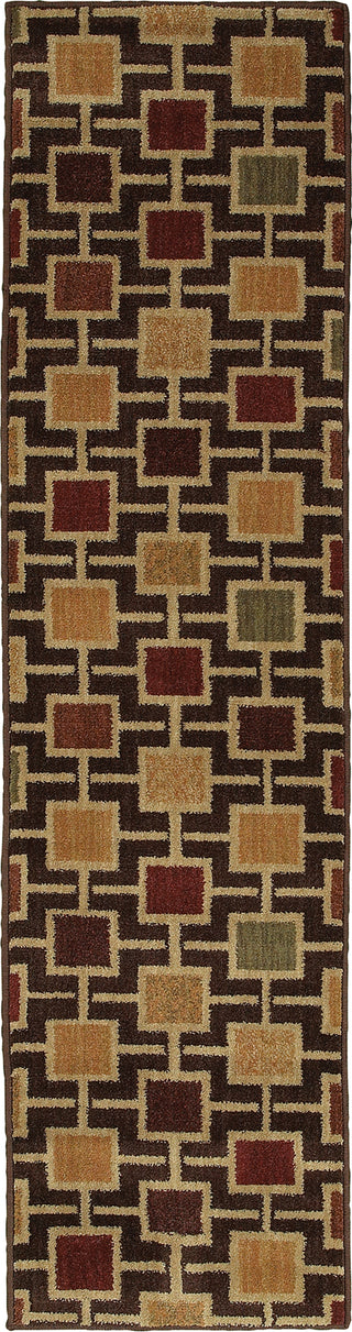 Oriental Weavers Aston 8025D Brown/Beige Area Rug Runner