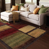 Oriental Weavers Aston 8026X Brown/Red Area Rug Roomshot