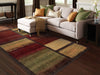 Oriental Weavers Aston 8026X Brown/Red Area Rug RoomScene Feature