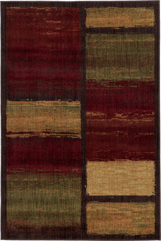 Oriental Weavers Aston 8026X Brown/Red Area Rug main image